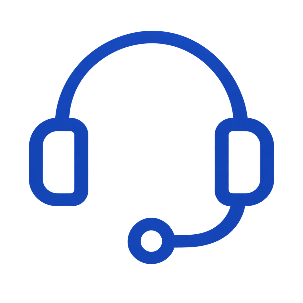 Customer service headset icon